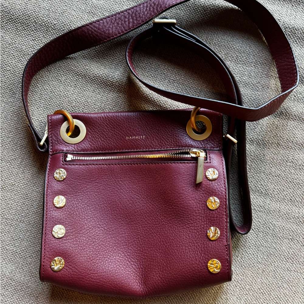 Super Stylish Hammitt Tony Small crossbody bag brick red